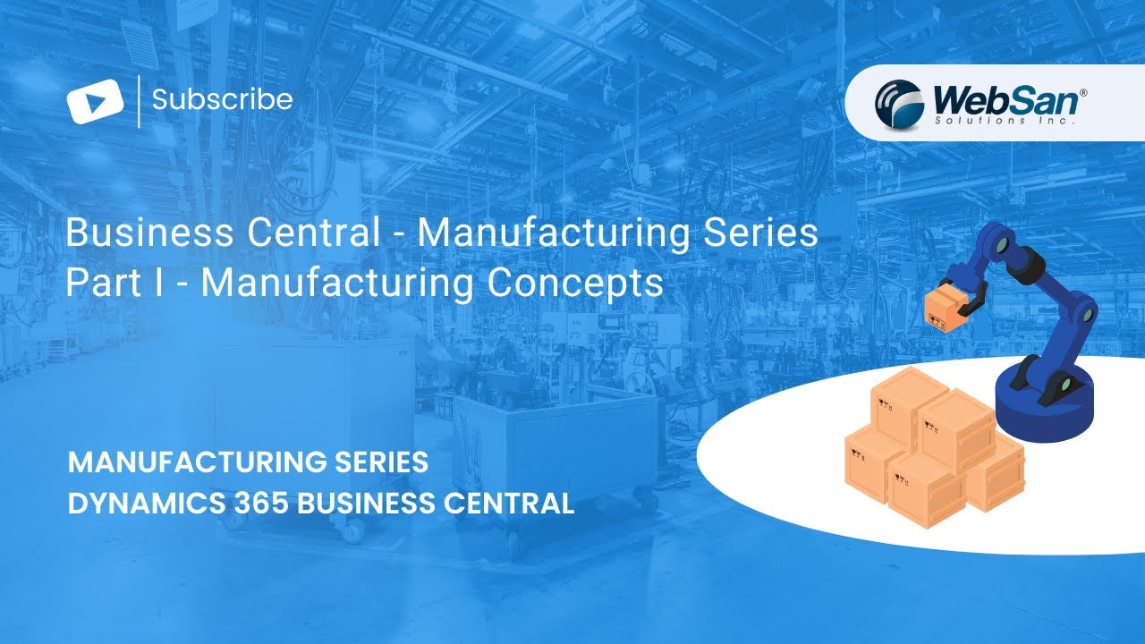 Manufacturing concepts