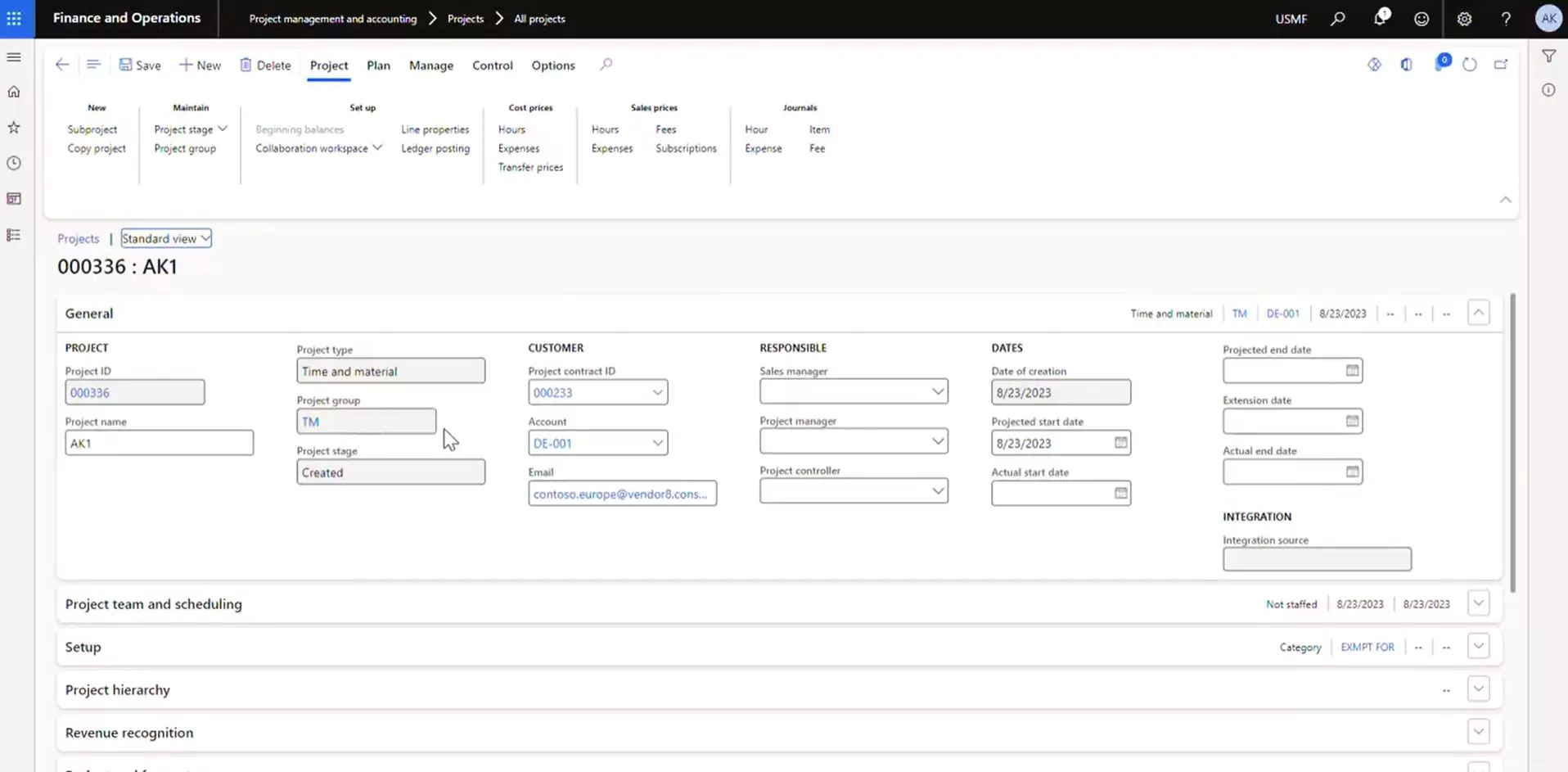 Project planning and scheduling