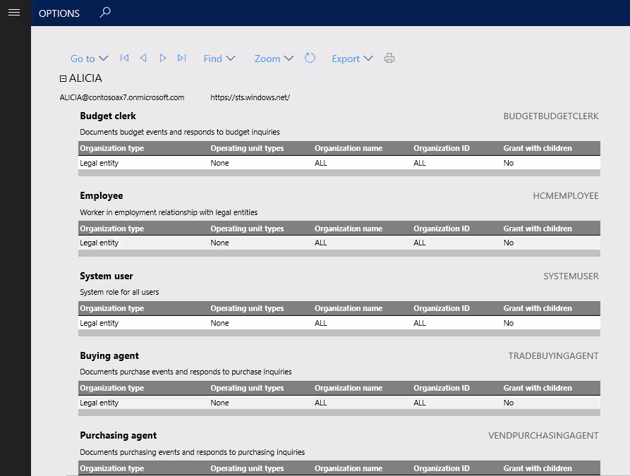 Dynamics 365 Finance & Operations segregation of duties - Out-of-the-box security reports