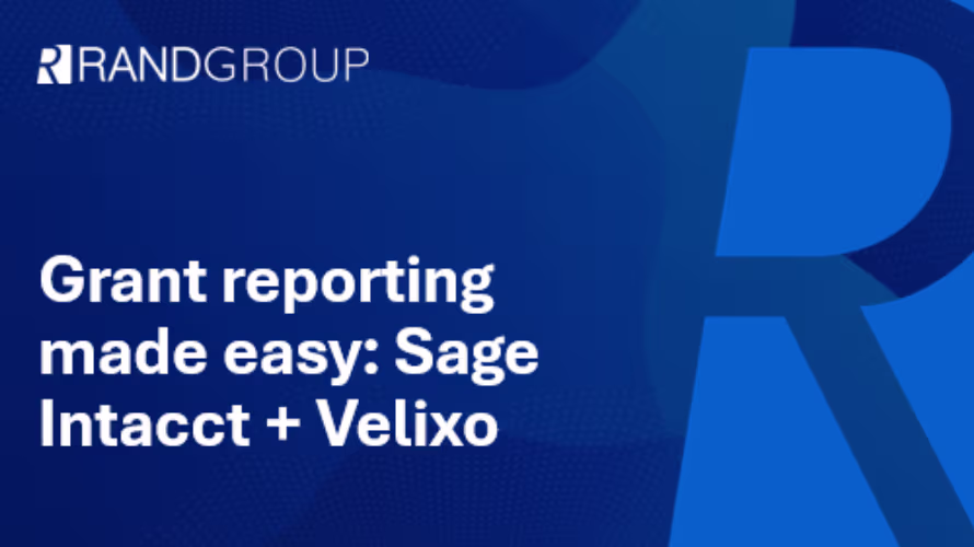 Velixo and Sage Intacct