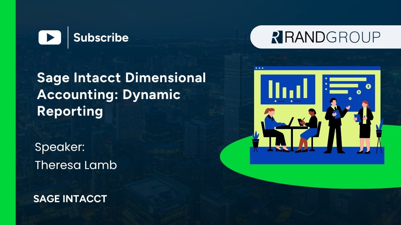 Sage Intacct dimensional accounting