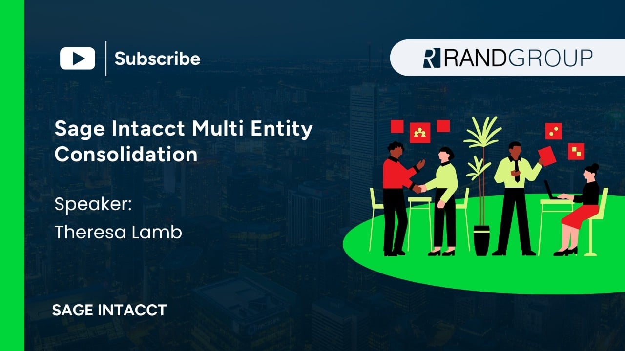Sage Intacct multi-entity accounting